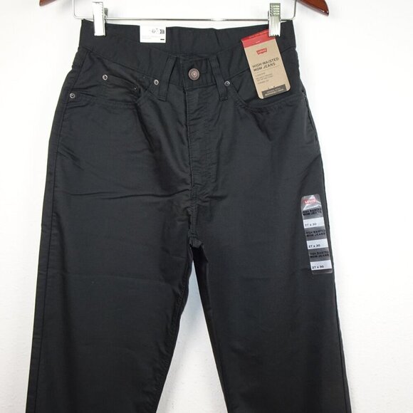 Levi's Mom Jeans Women's Size 27x30 Gray Black Blended Fabric READ MEASUREMENTS - Picture 2 of 12